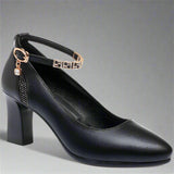 Noir / Hauteur de talon 7 cm