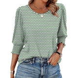 Motif Floral Vert