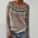Marron/Fleuri
